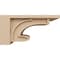 Ekena Millwork 10"W x 20"D x 10"H Wide Alma Rough Cedar Woodgrain TimberThane Corbel, Primed Tan CORUR10X20X10ALMRCPR - alternate 2